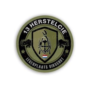 import placeholder for sticker 13 herstelcompagnie, rond
