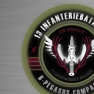 13 infanteriebataljon (b cie pegasus) sticker