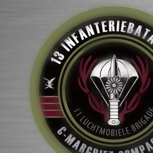 13 infanteriebataljon (c cie margriet) sticker