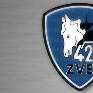42 zve sticker schild (blauw)