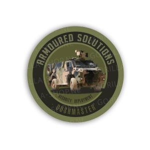 import placeholder for sticker, bushmaster, rond