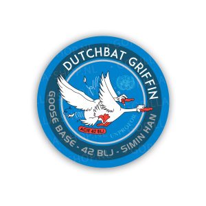 import placeholder for sticker, dutchbat griffin, 42 blj a cie 1995