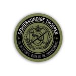 import placeholder for sticker geneeskundige troepen (gnk) , groen, rond