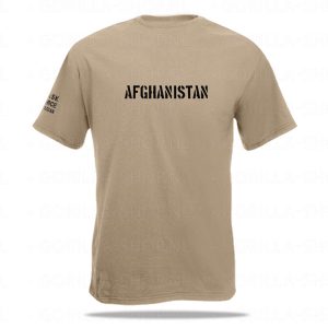 isaf khaki t shirt (afghanistan)