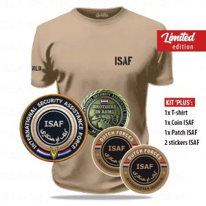 import placeholder for isaf kit plus khaki (shirt, coin, patch, stickers)