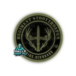 import placeholder for sticker stoottroepen, groen, rond