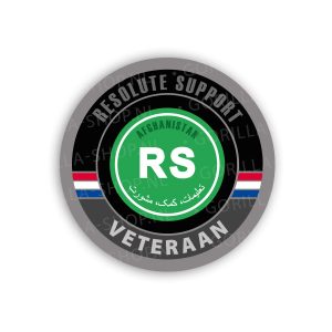 import placeholder for sticker veteraan resolute support, rond
