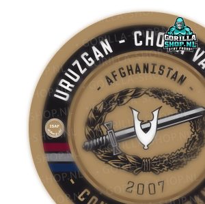 veteraan gevechtsinsigne sticker isaf