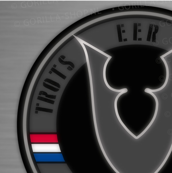 veteraan sticker rond veteraan sticker rond