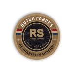 import placeholder for sticker resolute support zandkleurig, rond