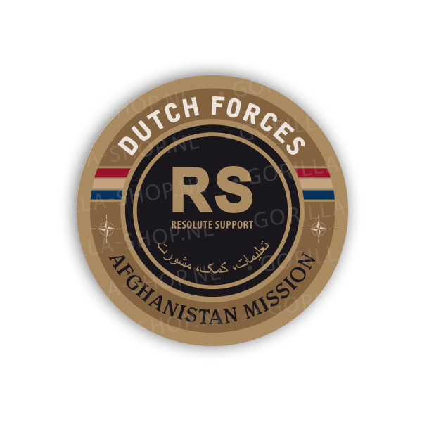import placeholder for sticker resolute support zandkleurig, rond import placeholder for sticker resolute support zandkleurig, rond